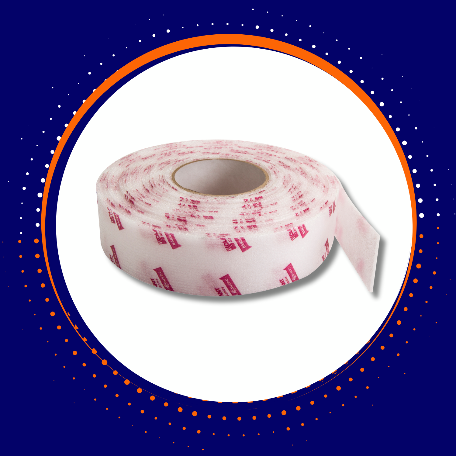 banda acustica 70 mm x 25 m