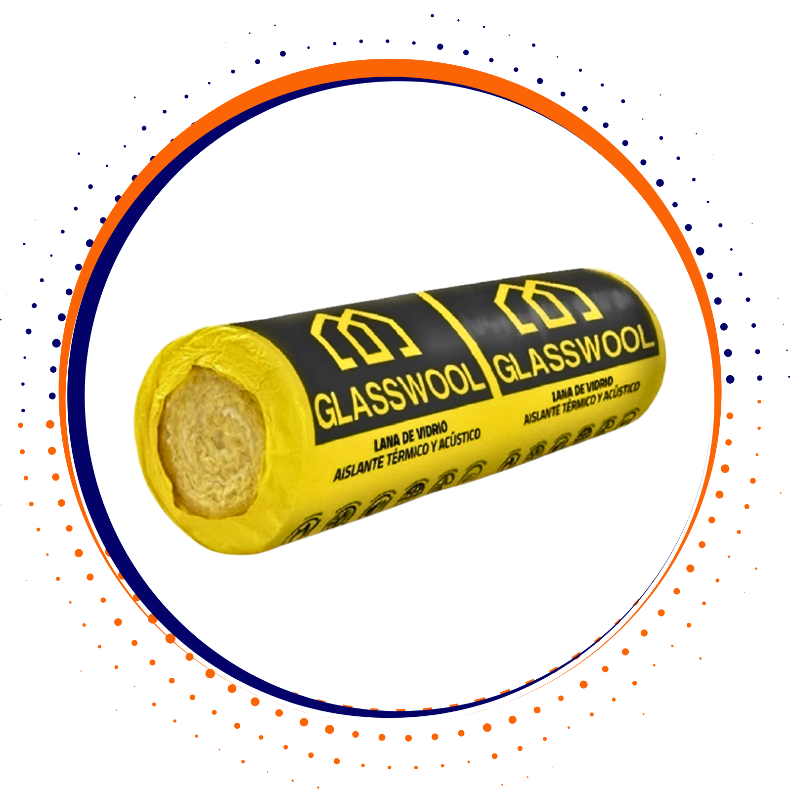 lana de vidrio 50 mm c aluminio liso (21,6 m2) (2)