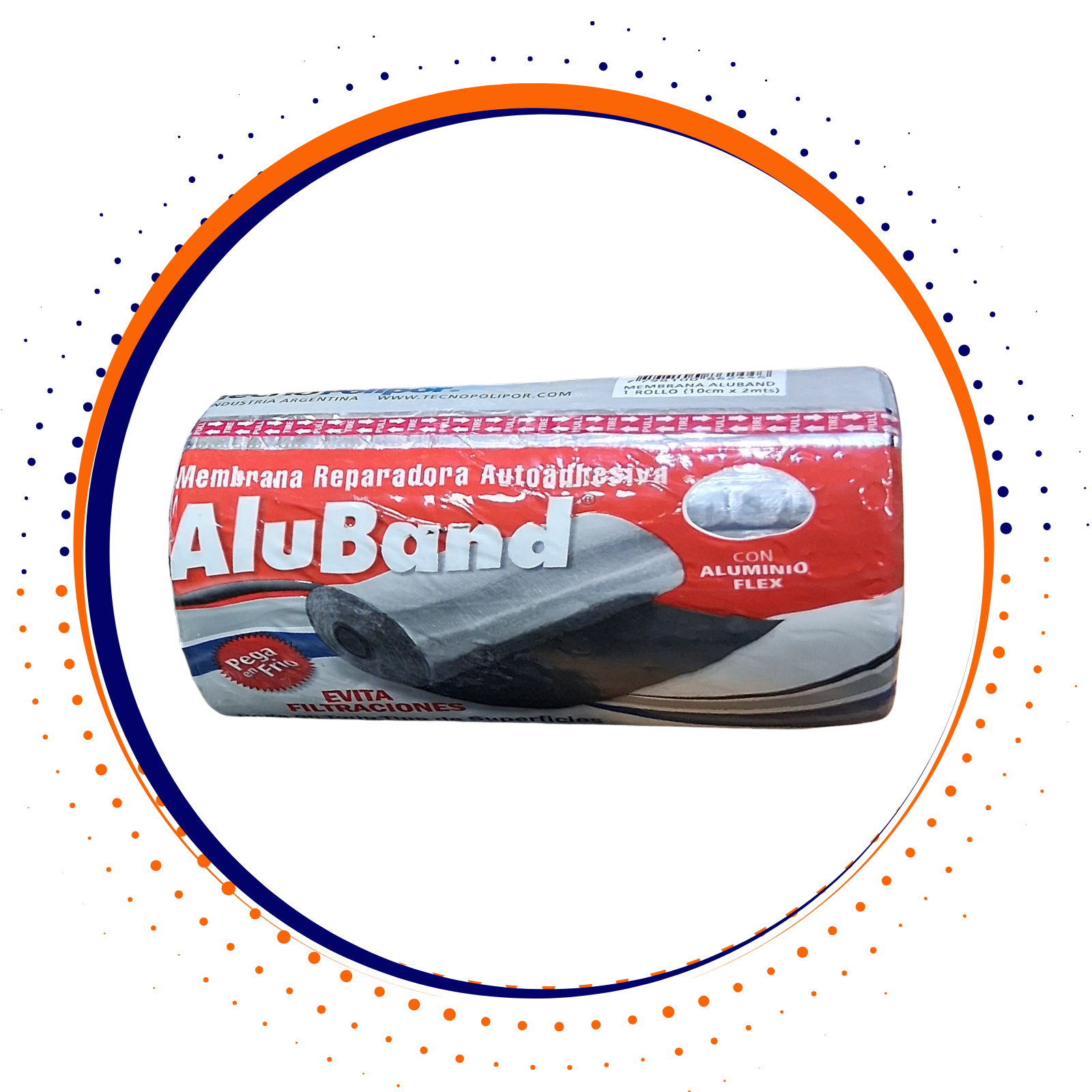 membrana aluband pro aluminio flexible (10 cm x 2 m)