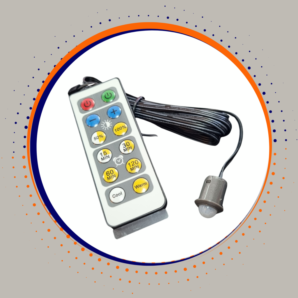 control remoto con sensor