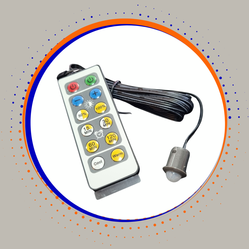 control remoto con sensor